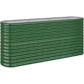 vidaXL -Planungsbox 152x40x68 cm Pulver -Stahlgrün