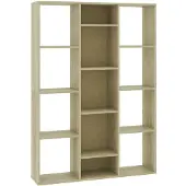 vidaXL Séparateur de pièce/Bibliothèque Chêne sonoma 100x24x140 cm