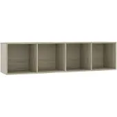 vidaXL Bibliothèque/Meuble TV Chêne sonoma 143x30x36 cm