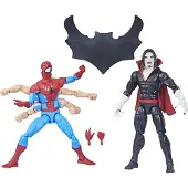 Hasbro Marvel Legends Spider-man et Morbius Figurines-série Rouge Rouge One Size