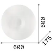 Ideal Lux Plafonnier Glory, Variante : 5 x 60 W, Ø 600 mm