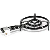 Vaello Brûleur à gaz butane/propane ø40cm 2 brûleurs.