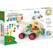 Alexander Toys Alexander Constructor 3in1 PULL TRUCK Set de construction créatif, 102 pièces, 40x26,5x6cm