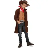 MOM Cowboy Kids Costume Marron 10-12 Years Enfants