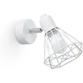Sollux Applique ARTEMIS 1 blanc 1xE14 10W acier 18x15x18cm