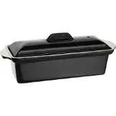 Vogue Terrine à pâté en fonte noire 1,3 litres