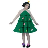 MOM Costume De Sapin De Noël Fille De Luxe