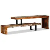 vidaXL Armoire TV en vieux bois massif