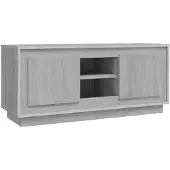 vidaXL Armoire TV Gris Sonoma 102x35x45 cm Bois composite