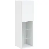 vidaXL Armoire TV avec lampes LED blanc 30,5x30x102 cm