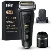 Braun Series 9 Pro+ 9590cc Wet & Dry Rasoir à grille Tondeuse Noir
