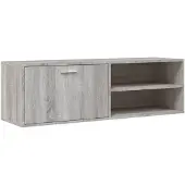 vidaXL Armoire TV Gris Sonoma 120x34x37 cm Bois composite