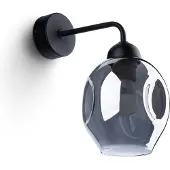 Sollux Applique FILLAN 1 noir 1xE27 15W acier 29x15x25cm