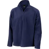 Result Sweat-shirt micropolaire col zippé Marine XL