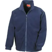 Result Veste de travail polaire zippée Bleu Marine S