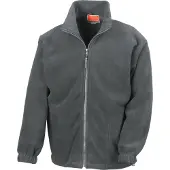 Result Veste de travail polaire zippée Gris Foncé XL