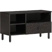 vidaXL Armoire TV 80x33x46 cm en bois massif de manguier