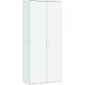 vidaXL Buffet haut blanc 80x35x180 cm bois d'ingénierie