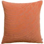Vivaraise Housses de coussins INES - Orange - 45x45 cm