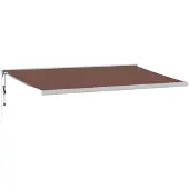 vidaXL Store automatique brun 500x300 cm