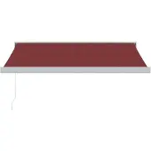 vidaXL Auvent manuel rouge vin 300x250 cm