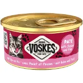 Voskes Paté Aliment pour chat Poulet & Poisson 85 g