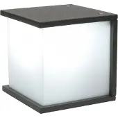 Lutec Cube Applique extérieure E27 IP44 anthracite