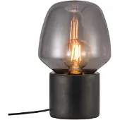 Nordlux Christina lampe de table, Variante : Ø 200 x 300 mm, E27, 25 W, anthracite, smoky