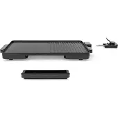 Tristar Haushaltsgeräte Tristar Plaque gril électrique 2 en 1 2000 W 49 x 27 cm Noir