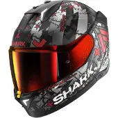 Shark Skwal I3 Hellcat Full Face Helmet Noir,Argenté 2XL