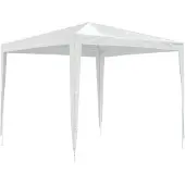 vidaXL Tente de réception 2,5 x 2,5 m blanche