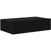 vidaXL Armoire TV avec lampes LED Noir 60x35x15,5 cm