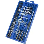 Benson 08526 Threading Tap Set 20 Units Argenté