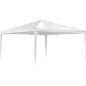 vidaXL Tente de réception 4 x 4 m blanche