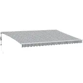 vidaXL Store automatique anthracite & blanc 500x300 cm