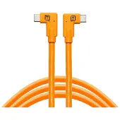 Tether Tools TetherPro USB-C angle droit orange 4,6m