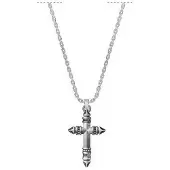 Police Faith Antique Necklace Argenté Homme