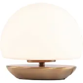 Steinhauer Lampe de table LED Ancilla 21cm bronze marron