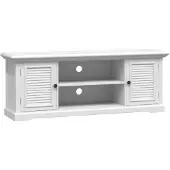 vidaXL Armoire TV Blanc 110x30x41 cm Bois composite