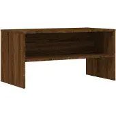 vidaXL Armoire TV marron imitation chêne 80x40x40 cm Bois composite
