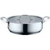 Big Buy Cooking Casserole à manche Con couvercle Haeger PA-24L.004A Beige Gris Ø 24 cm