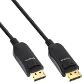 InLine DisplayPort - DisplayPort (15 m), Câble vidéo, Noir