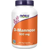 Now D-mannose 500 mg 240 gélules