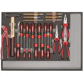 Gedore red R22350005 Jeu d'outils BASIS-outil 1/1 module CT 23 pièces, 3301686