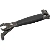 Bahco Compact Nail Extractors With Thermoplastic Handle 220 Mm Argenté
