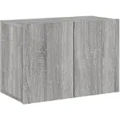 vidaXL Armoire TV murale Gris Sonoma 60x30x41 cm