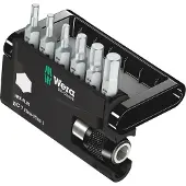 Wera Bit-check 7 Hex-plus 1 Screwdriver Bit Set Argenté
