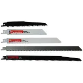 Makita P-83951 Recipro Starter Set Saber Saw Blade Set 5 Units Argenté
