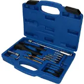 Ks Tools Kit de démontage et de réparation de filetage de bougies de préchauffage 16 pièces - BT561030