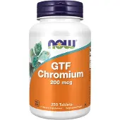 Now , Chrome GTF, 200 mcg, 250 Comprimés